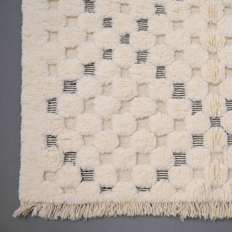 Checkered Beni Mrirt Rug