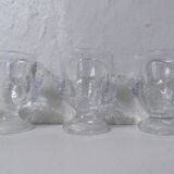 transparent chicken egg cups
