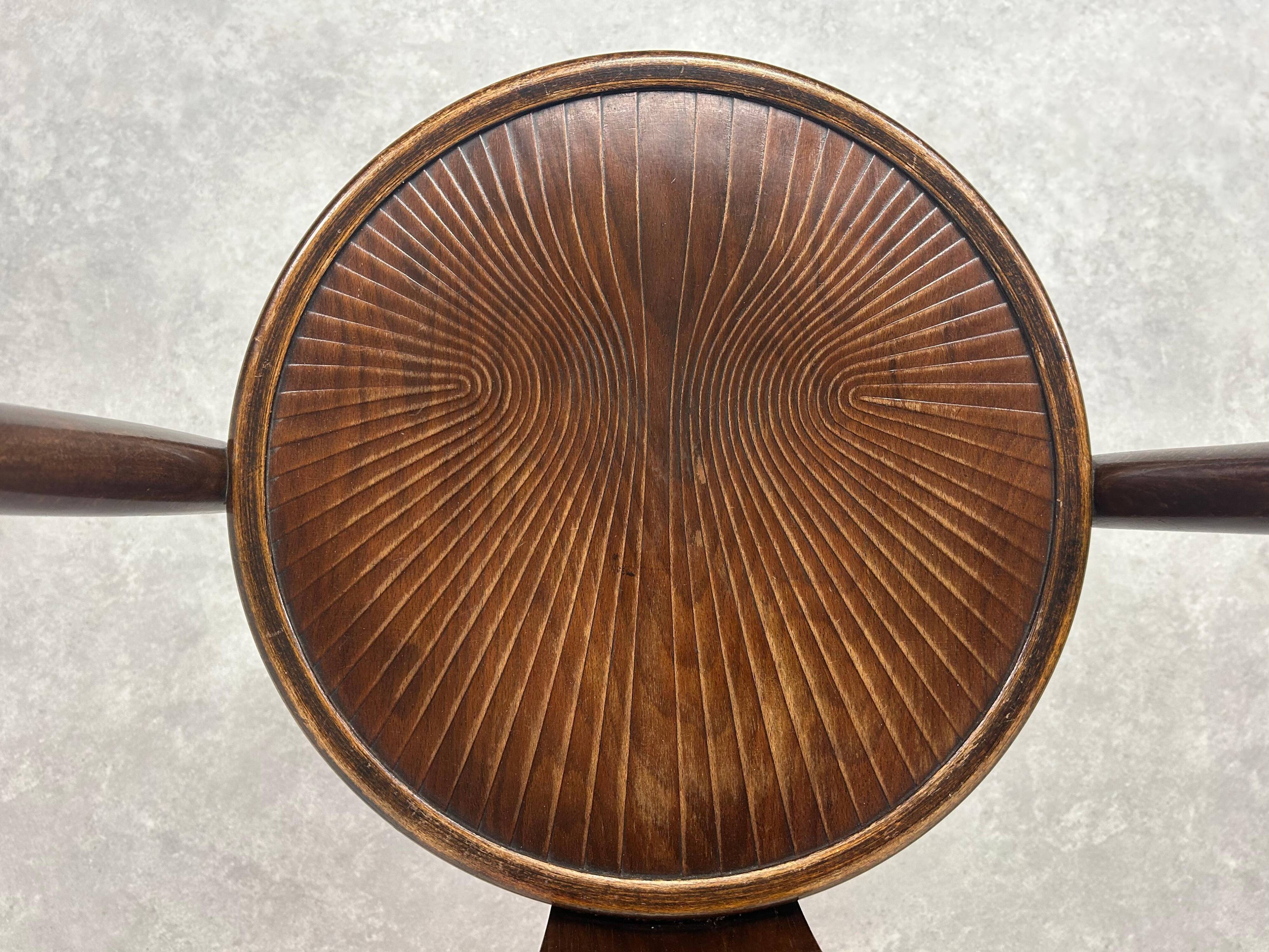 Set of 4 dining chairs by Thonet Debrecen