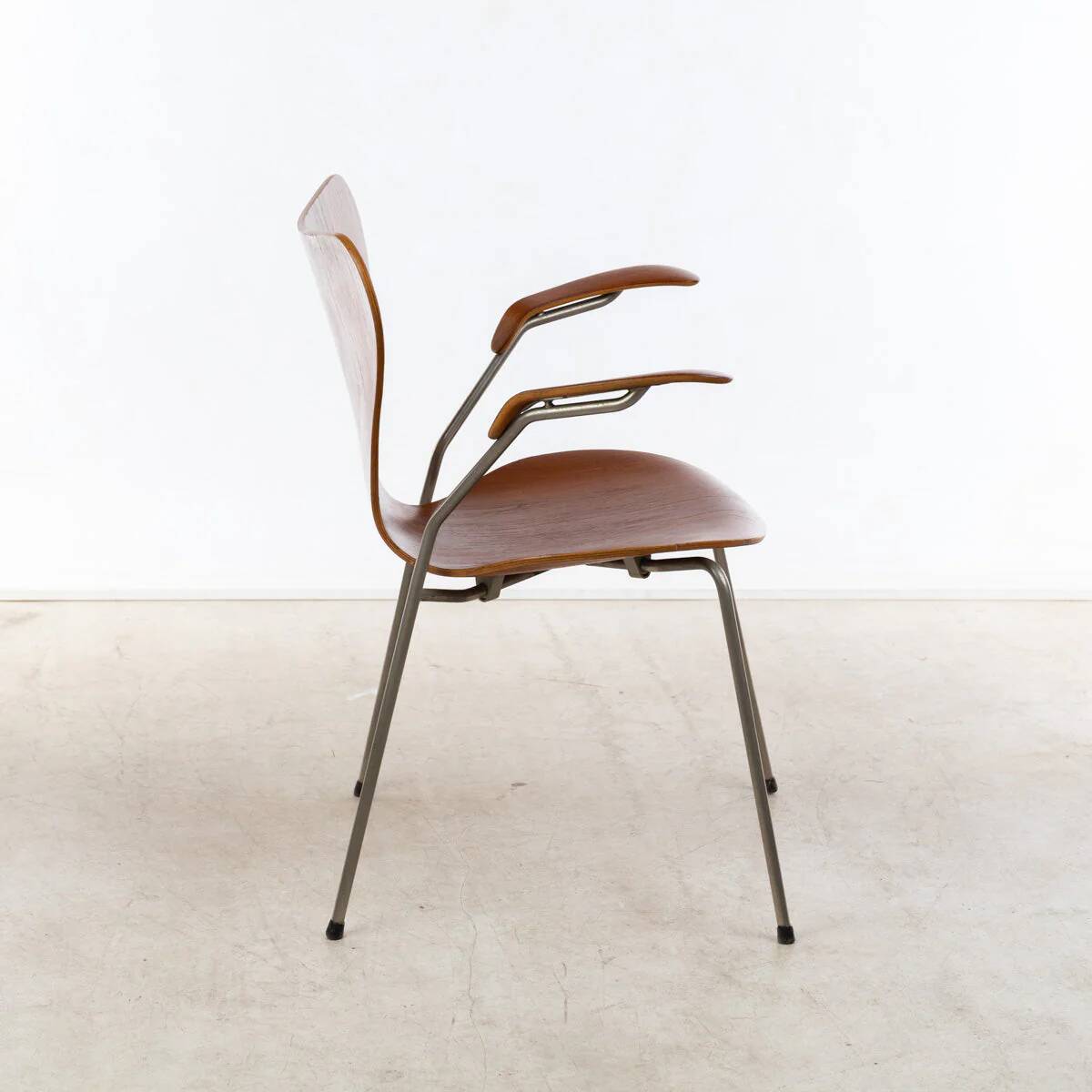 1950s Arne Jacobsen Armchair Teak, by Fritz Hansen