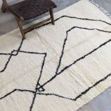 Moroccan Berber wool rug 247 x 153 cm