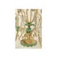Chandelier 1950s painted metal and grapevines