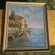 Italian Impressionist Oil Painting – Porto di Milano