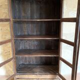Raw wood bookcase