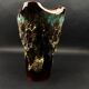 Glazed ceramic vase – brutalist style, 60s/70s