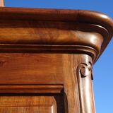 Walnut wardrobe in Louis XV style