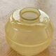 Lampshade globe art deco in old beige opaline glass