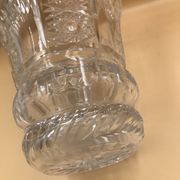 Vintage vase cut into facets of the 30s