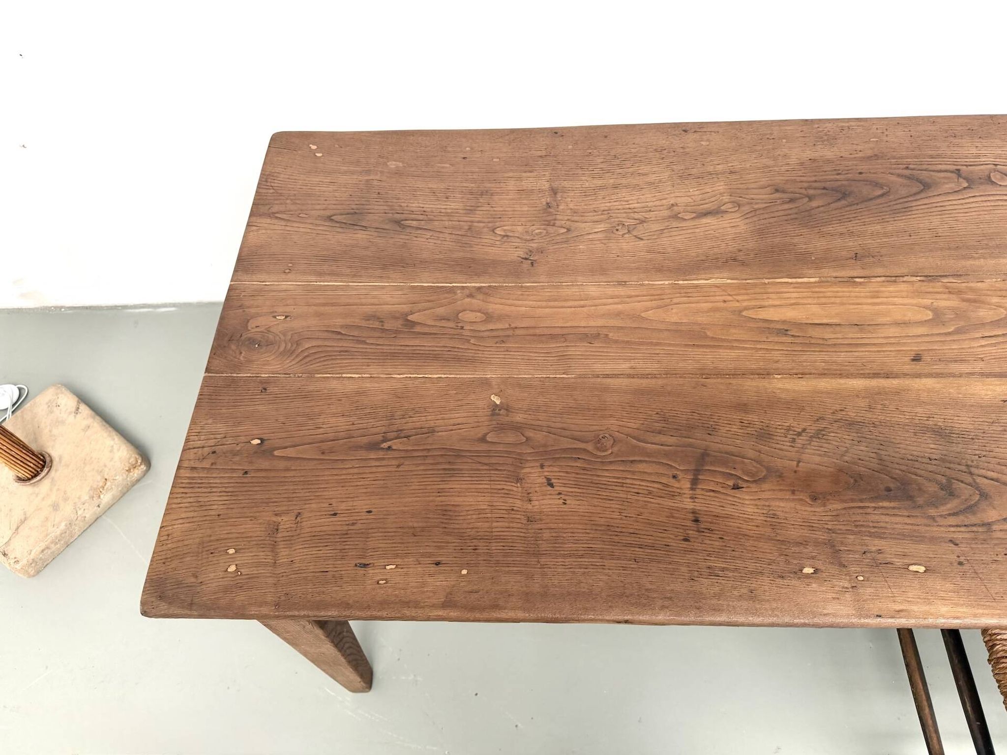 Table de ferme en chêne massif, années 30