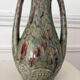 Art Nouveau ceramic vase with handles