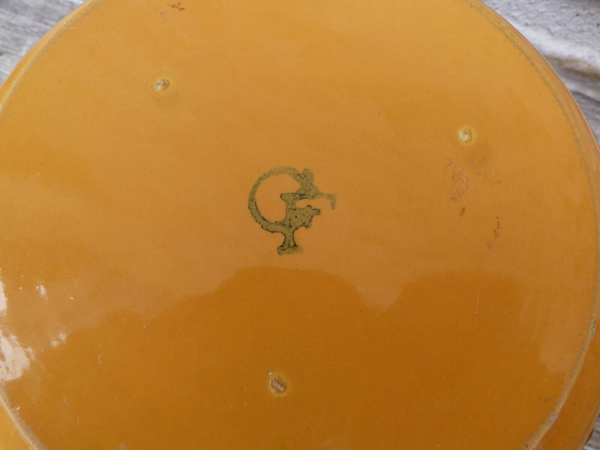 Vase vintage céramique Grés Flammé moderniste Vallauris