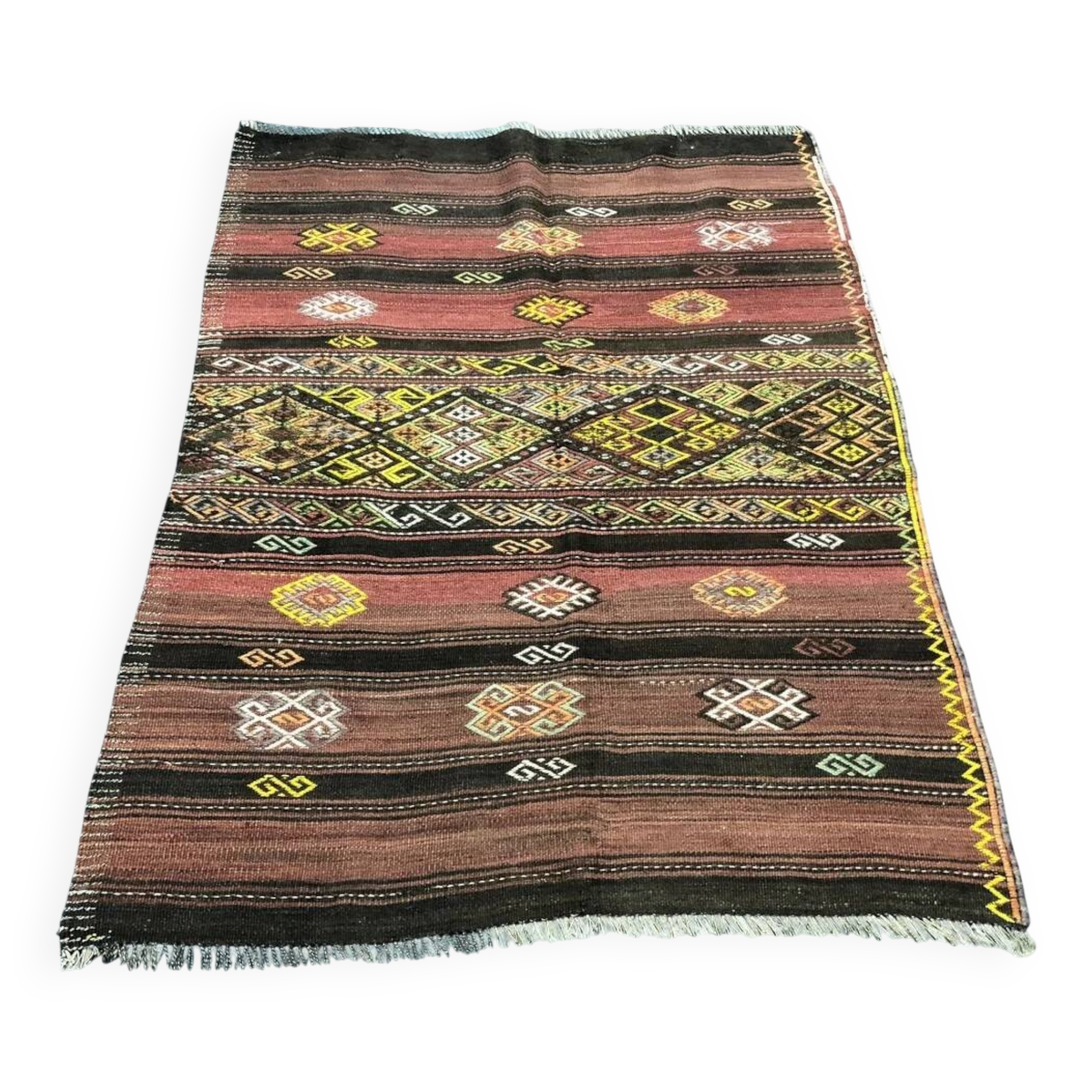 Oushak Handwoven Tribal Kilim Rug