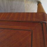 Louis XVI chest of drawers - Bronze - Butterfly wood veneer marquetry - 1930