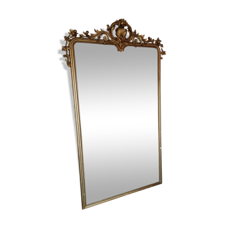 Old golden mirror 95x215cm