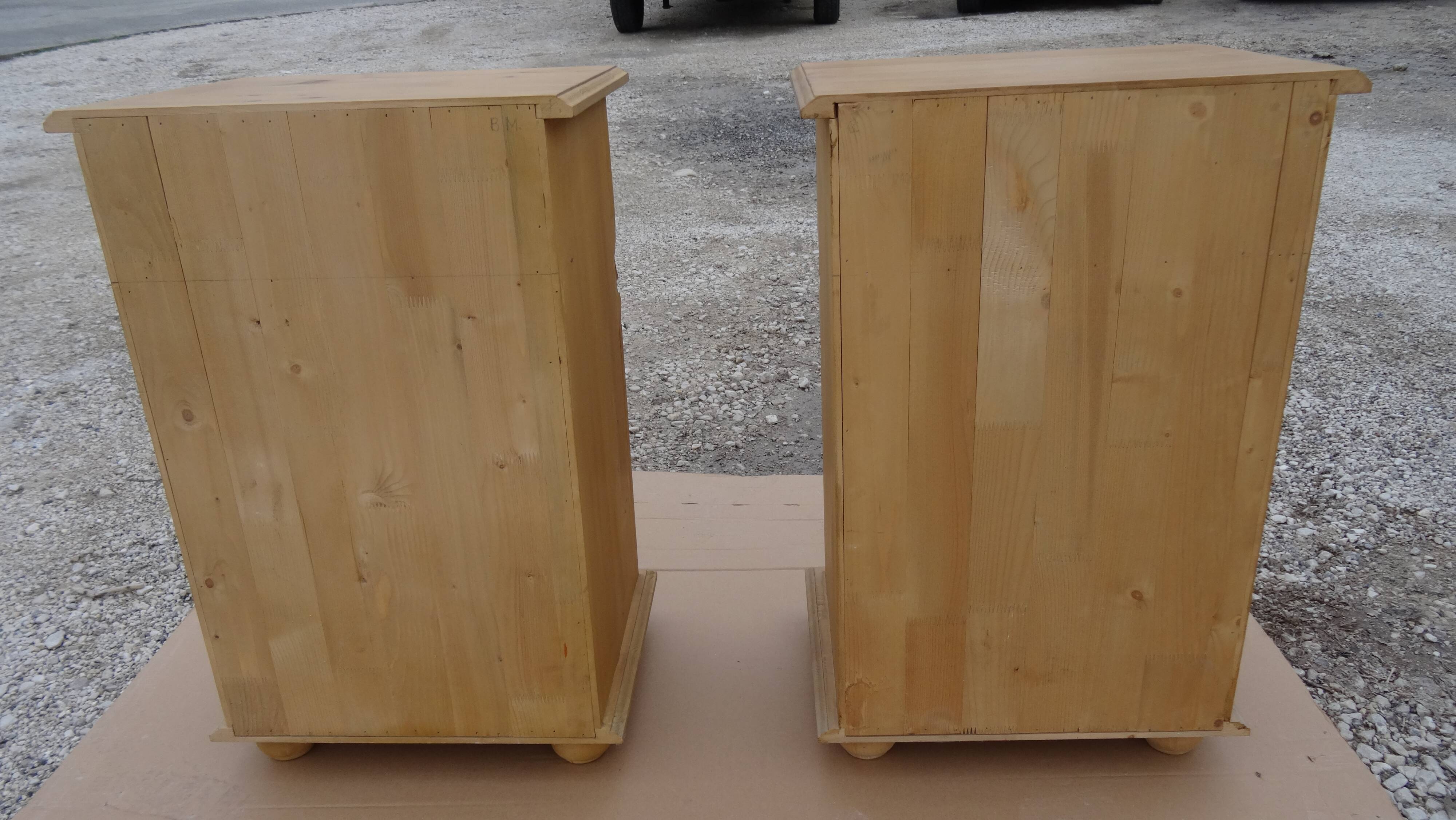 Pair of jam bedside tables
