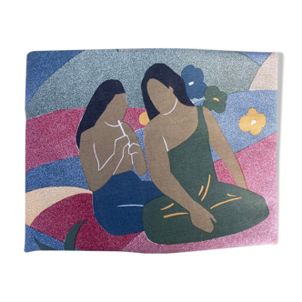 Gauguin vintage tablecloth