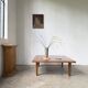 1940 marquetry oak coffee table