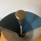 Porte parapluie 1950 tole perforée et laiton