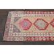Vintage Turkish Oushak Handmade Wool Cotton Orange Runner Rug 73x311