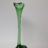 Green soliflore vase