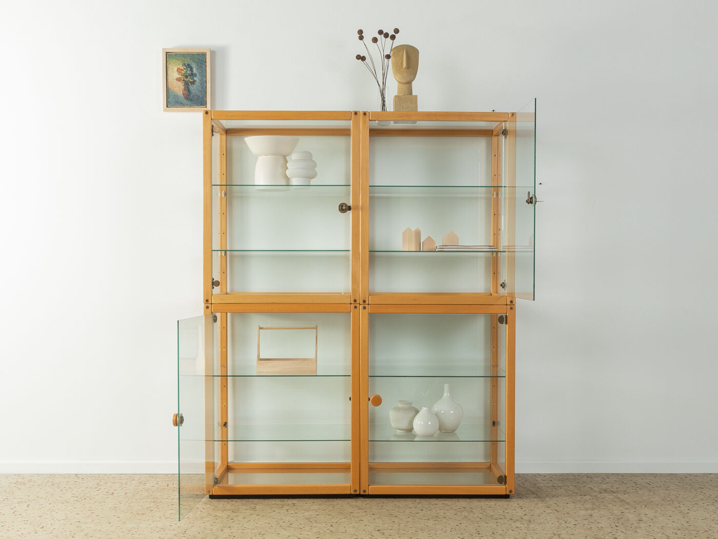Pair of wall unit from the flötotto profilsystem collection from the 1970s