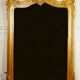 Miroir de style Louis XV doré feuille d'or, XIXe siècle - 142x90