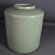 Pot or vase in cracked porcelain celadon Japan vintage 50/60s.