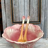 Pink cabbage slip salad bowl
