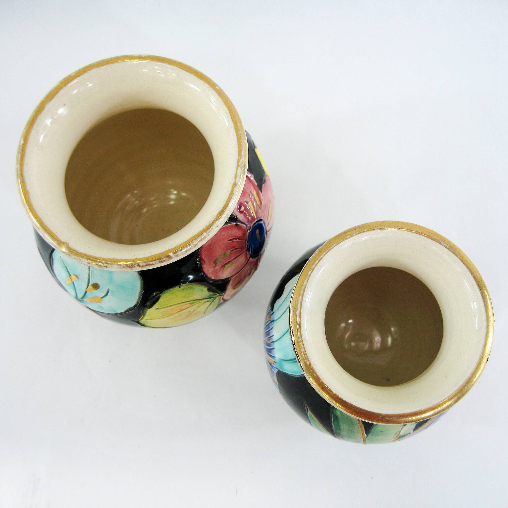 Small ceramic vases from Monaco - Vallauris France - vintage 50s
