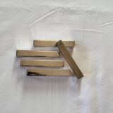 5 silver-plated knife holders, Ste NPA goldsmith hallmark