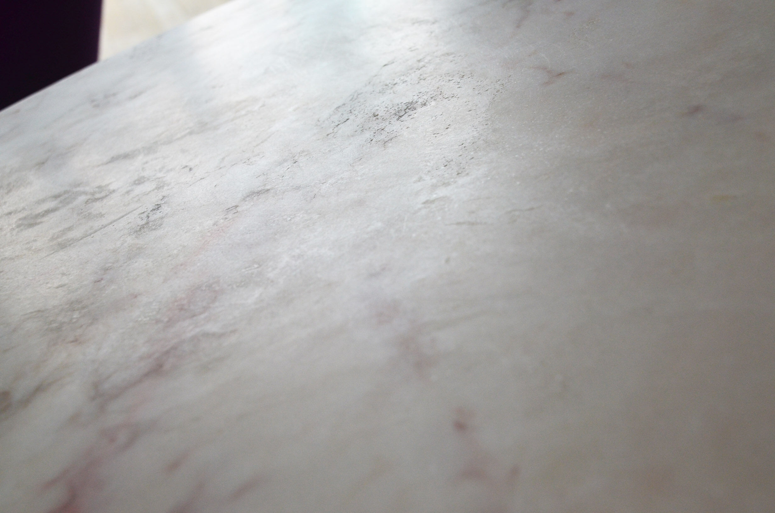 60s marble marble round coffee table