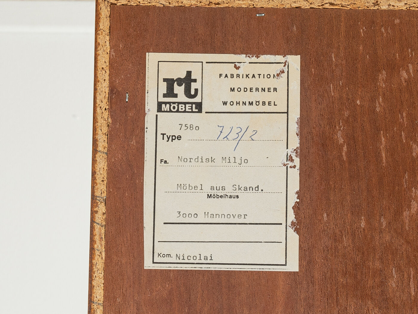 1960s Dresser, Heinrich Riestenpatt
