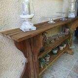 Antique solid wood wall shelf