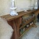 Antique solid wood wall shelf