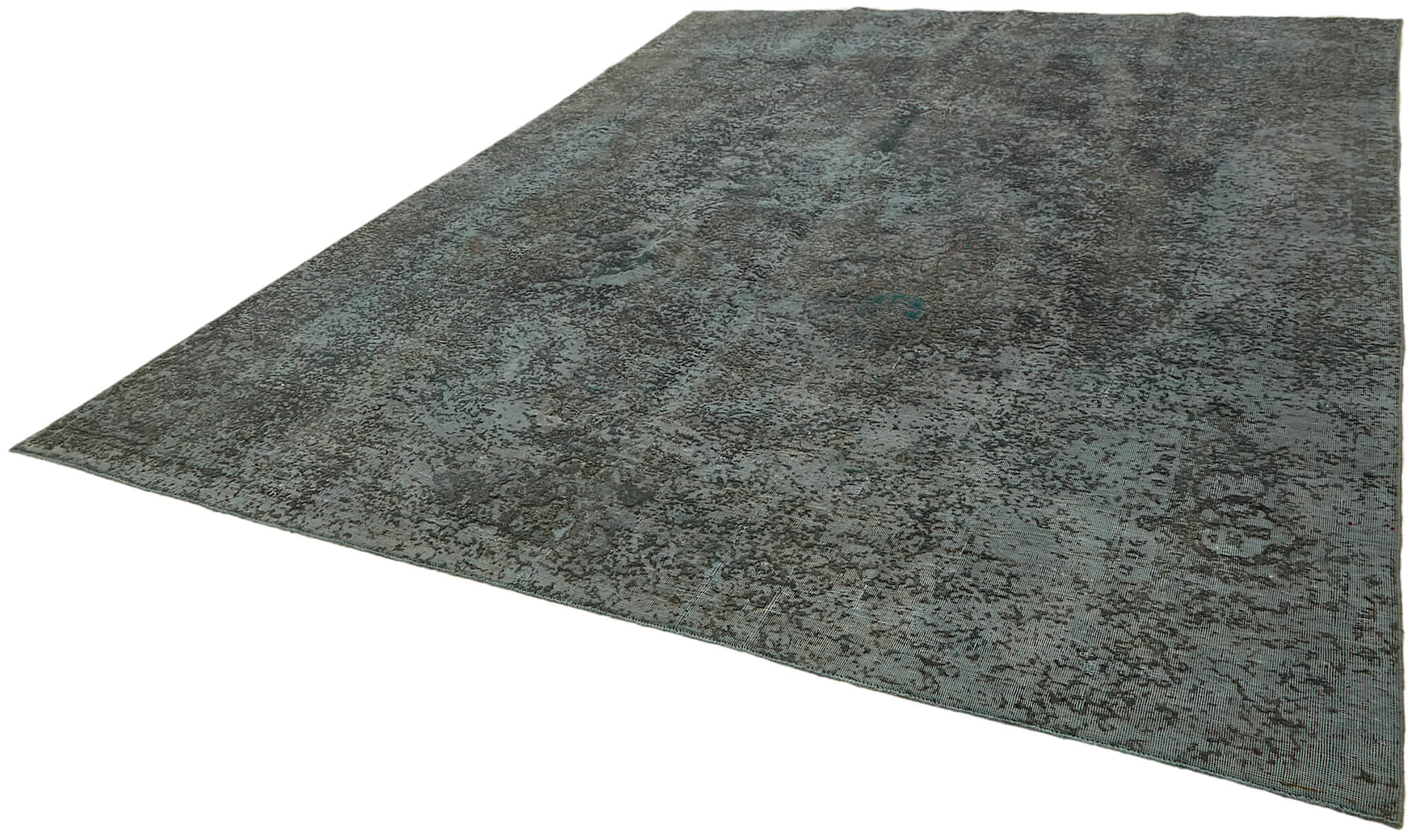 Hand-Knotted Persian Vintage 1970s 297 cm x 399 cm Grey Wool Carpet