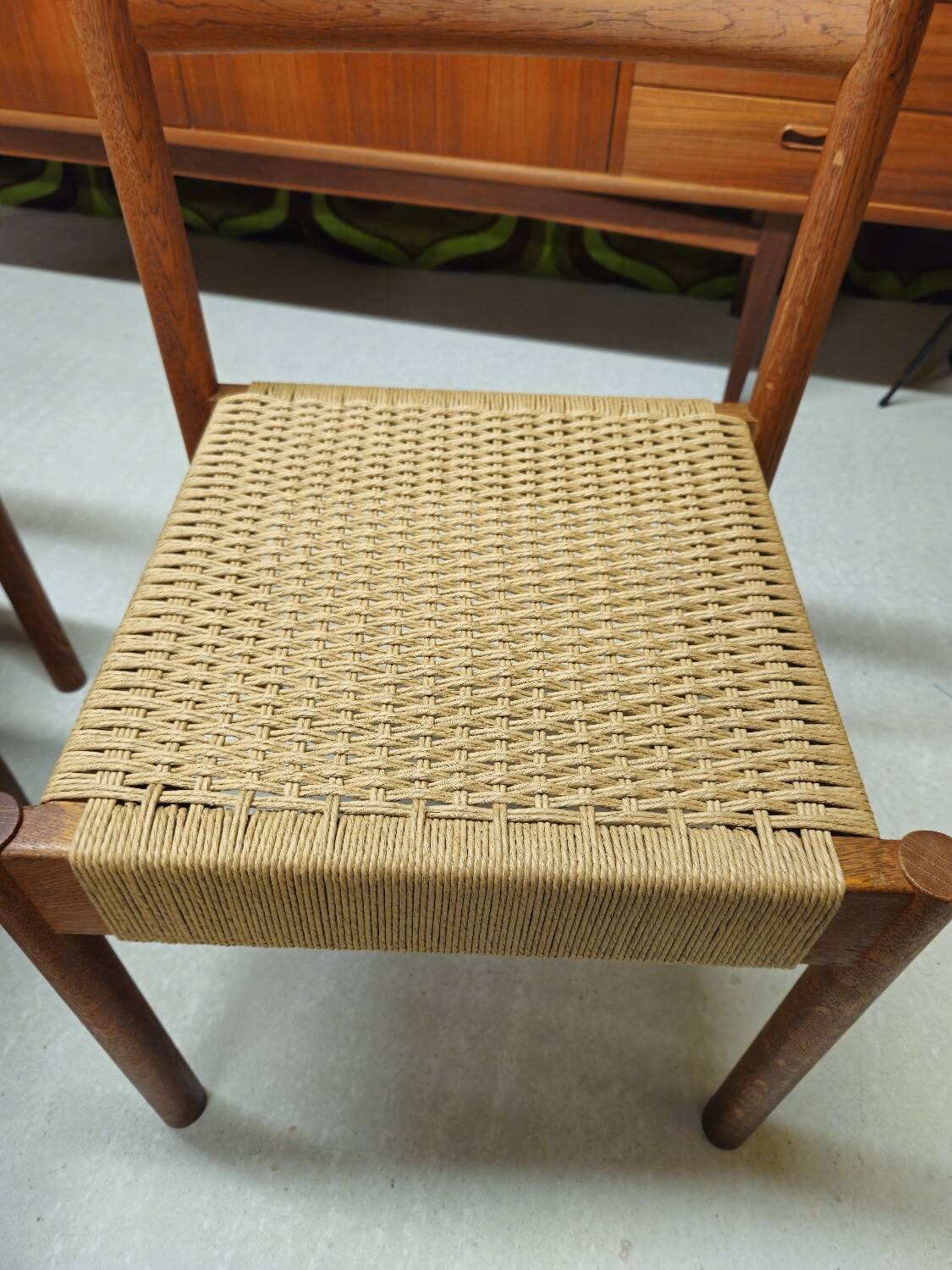 Set of 4 Danish chairs, 1970