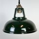 Vintage Industrial Green Painted Ceiling Lamp, 2000s