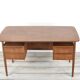 Midcentury Danish Teak Desk By Gunnar Nielsen For Tibergaard.