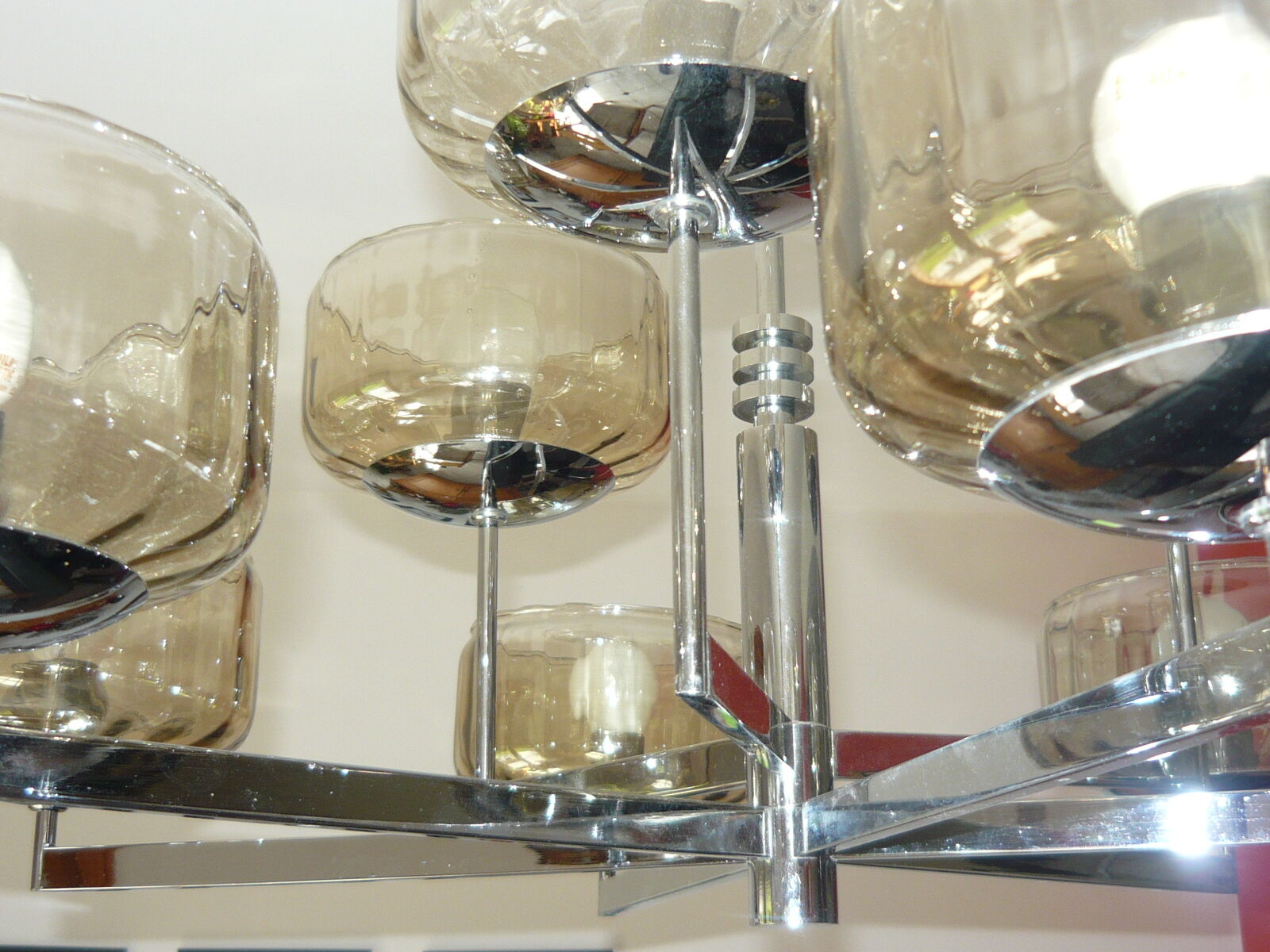 Lustre de la maison Sciolari années 70 9 feux