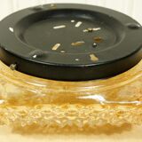 Ceiling lamp "Diamonds" iridescent molded glass