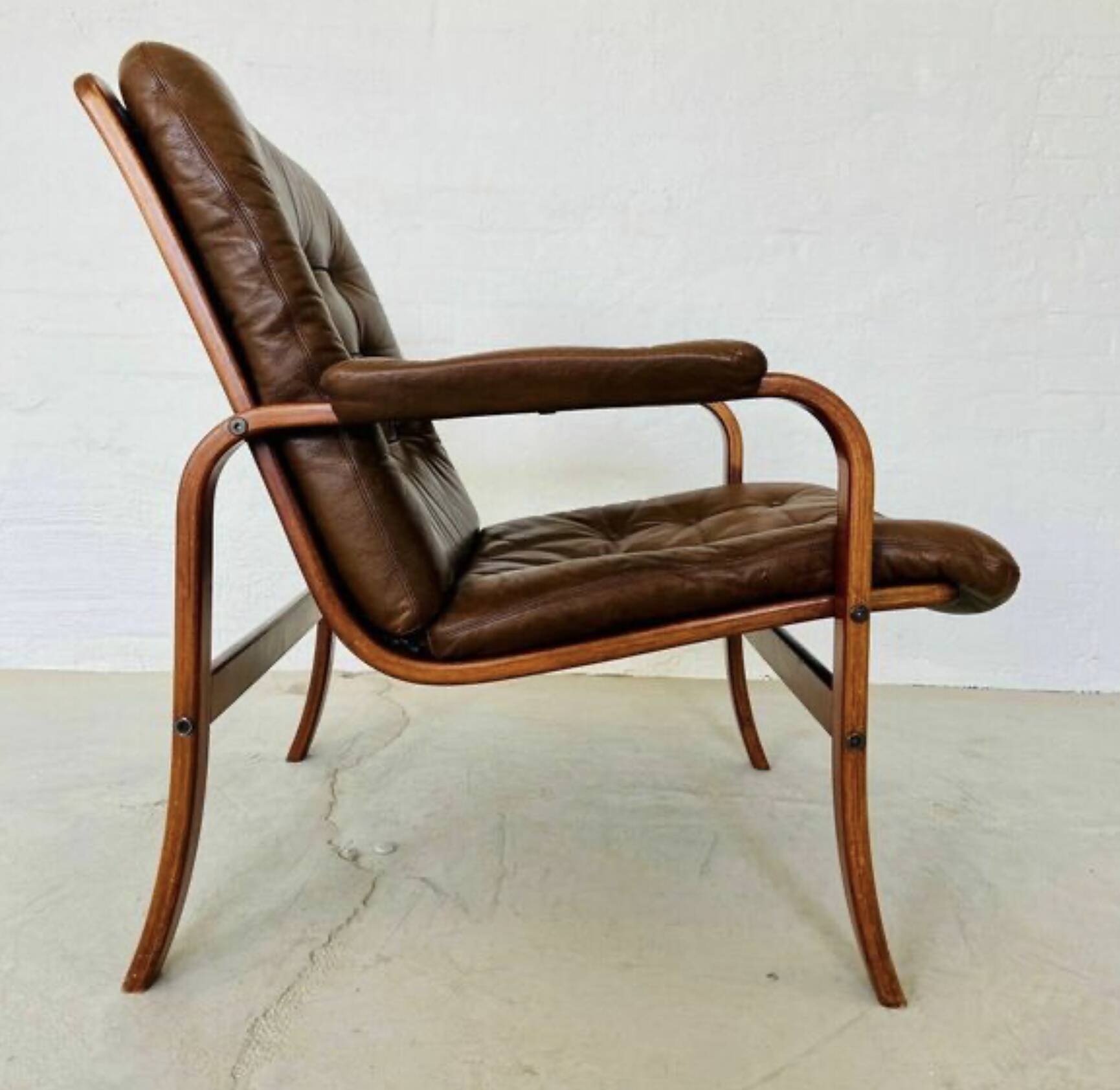 Vintage Retro Mid Century Scandinavian Gøte Møbler Lounge Chair By Nassjo Ab