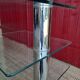 Large Art Deco glass shelf from a department store