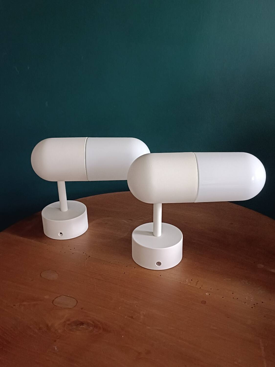 Two vintage Inma Bernúdez wall sconces