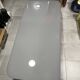 Table basse Roche Bobois octet plateau en verre coloré