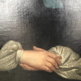 Portrait à l'huile d'une femme