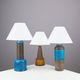 Nils Kahler table lamp in ceramic by Herman A. Kähler, Denmark, 1960 signed.
