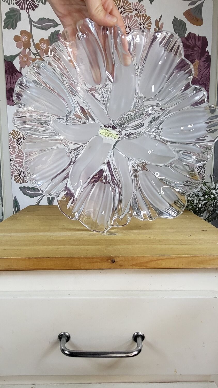 Saladier en cristal