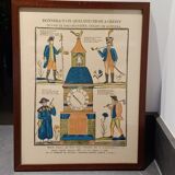 Image of Epinal Pellerin with certificate of origin, under frame
