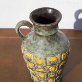 West Germany Uebelacker vase 1681/20, German ceramic vase, flower pot, pottery, decoration
