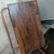 Small French chest from the 17th century in its own juice.